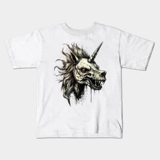 Creepy Unicorn Kids T-Shirt